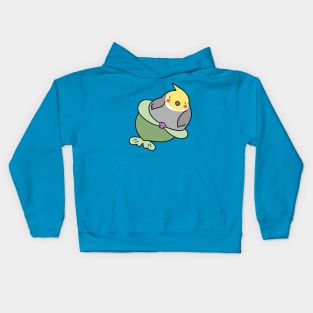 Mermaid Cockatiel Kids Hoodie